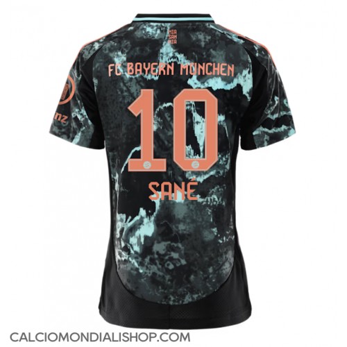 Maglie da calcio Bayern Munich Leroy Sane #10 Seconda Maglia Femminile 2024-25 Manica Corta